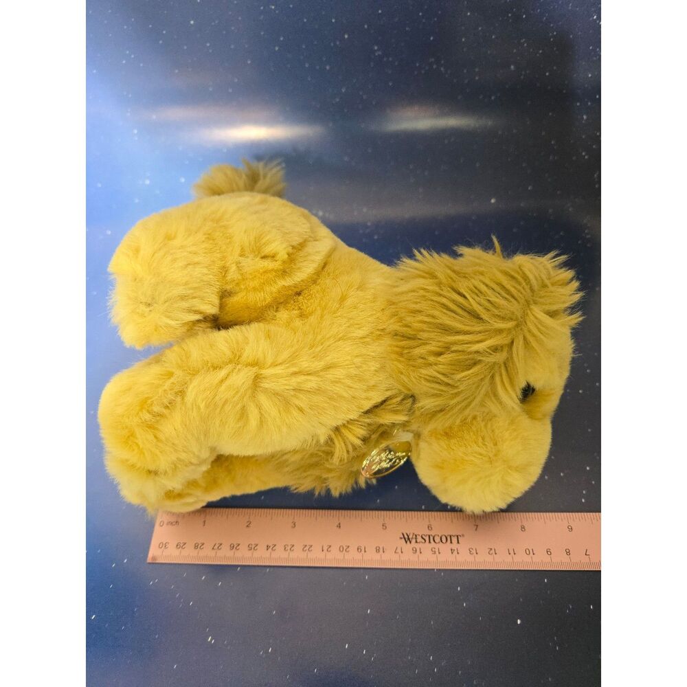 Dan Dee Vintage Tan or Golden Puppy Dog Plush Stuffed Animal 9" Platinum Plus - Picture 6 of 8